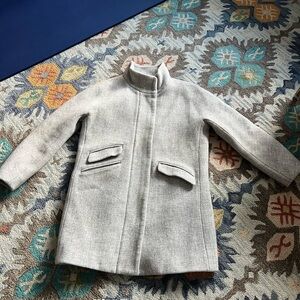 J. Crew Women's Light Gray Pea Coat